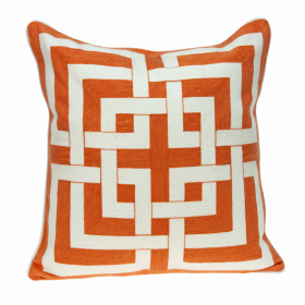 Parkland Collection Simbel Orange Throw Pillow