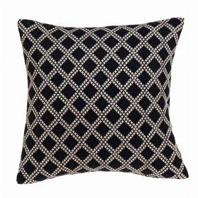 Parkland Collection Eskander Transitional Black Throw Pillow