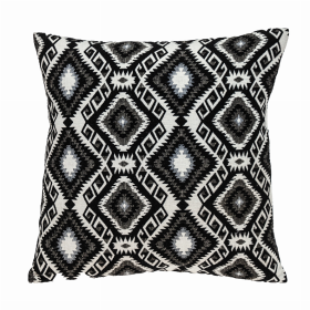 Parkland Collection Habib Transitional Black Throw Pillow