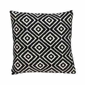 Parkland Collection Kimia Transitional Black Throw Pillow