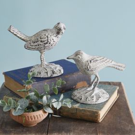 Set of Two Chirping Birds Figurines