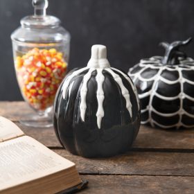 Porcelain Skeleton Pumpkin