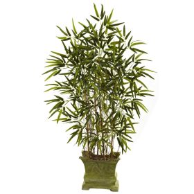 45” Bamboo Tree w/Decorative Planter