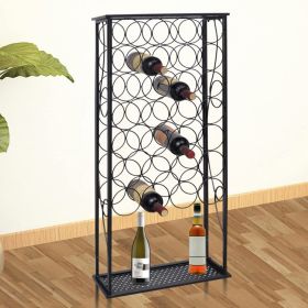 Wine Rack for 28 Bottles Metal