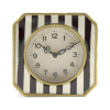 Black and White Striped Clock