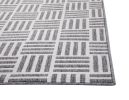 Nantucket White and Gray Polypropylene Indoor/ Outdoor Area Rug 5x8